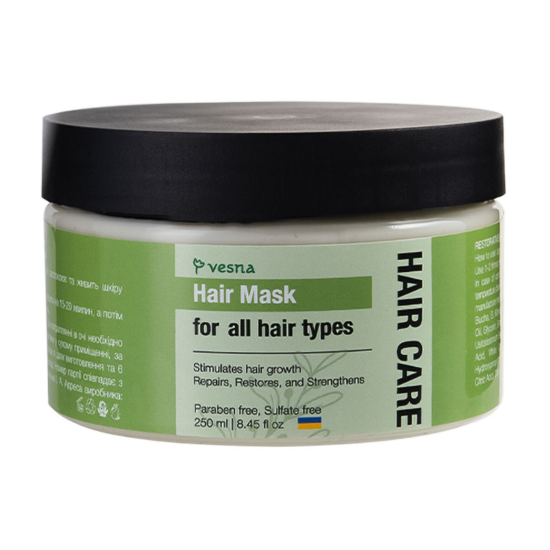 Відновлювальна маска Vesna Hair Care Hair Mask для всіх типів волосся, 250 мл