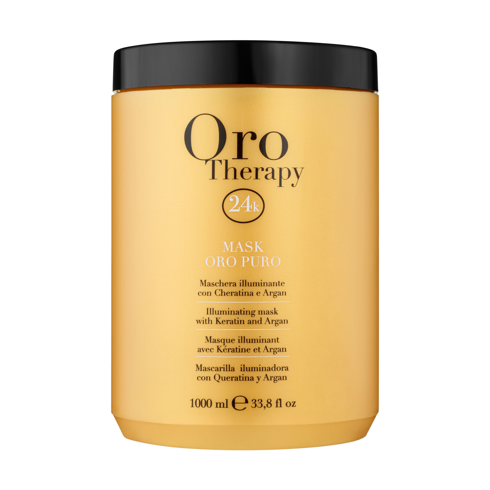 Відновлювальна маска з активними мікрочастинками золота Fanola Oro Therapy Oro Puro Mask, 1 л