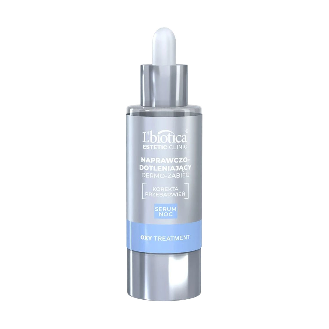 Відновлювальна нічна сироватка для обличчя L'biotica Estetic Clinic Oxy Treatment Night Serum, 30 мл
