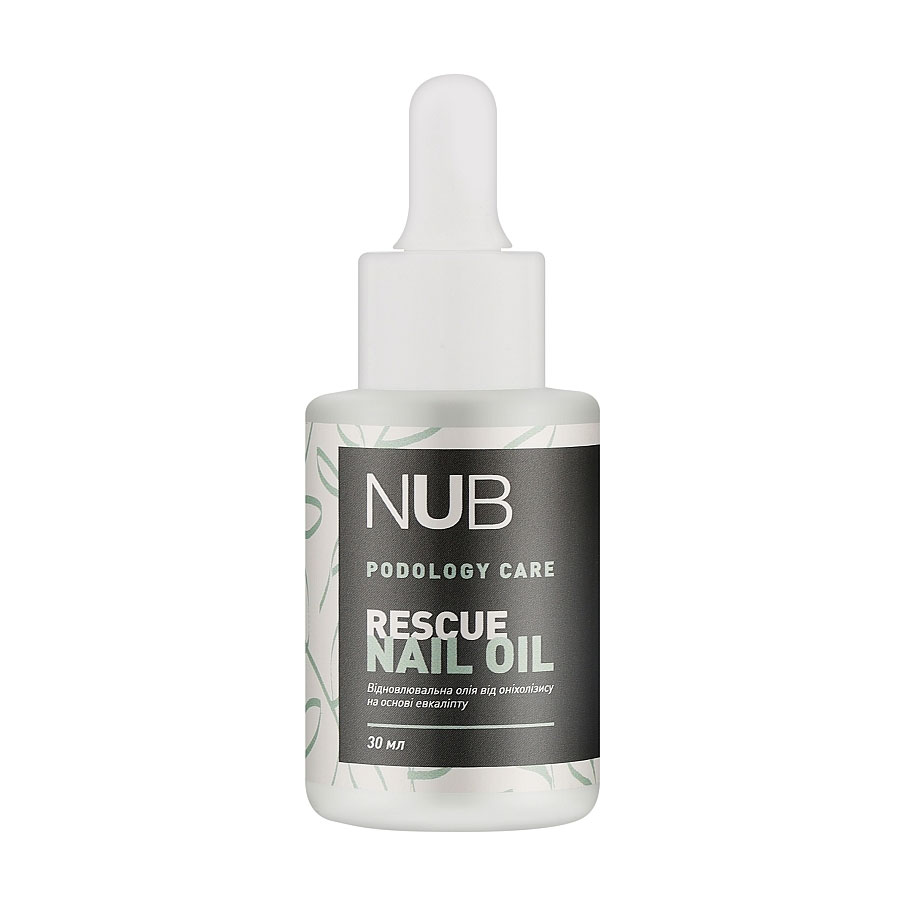 Відновлювальна олія NUB Podology Care Rescue Nail Oil від оніхолізису, на основі евкаліпту, 30 мл