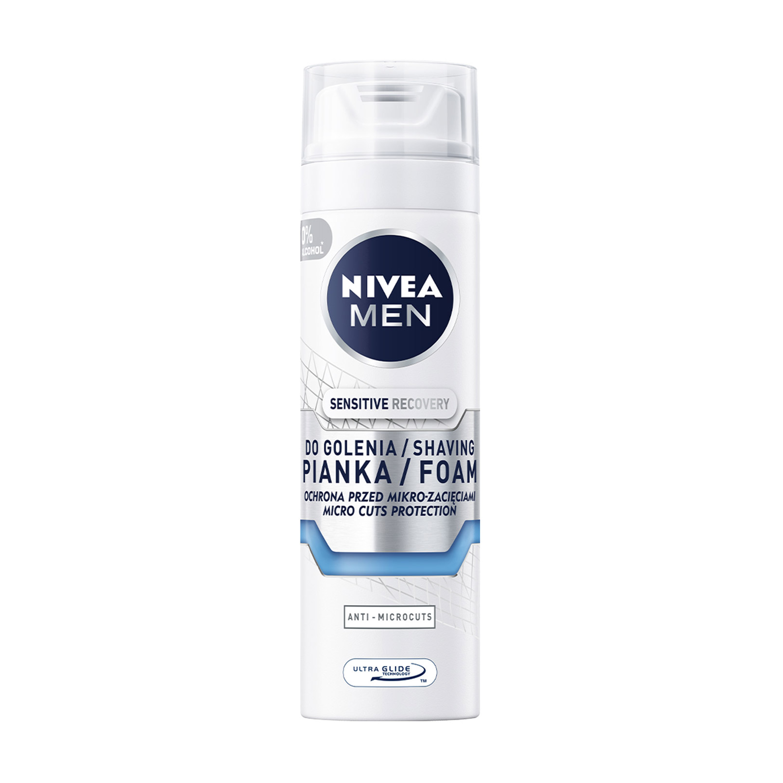 Відновлювальна піна для гоління NIVEA MEN для чутливої шкіри, 200 мл