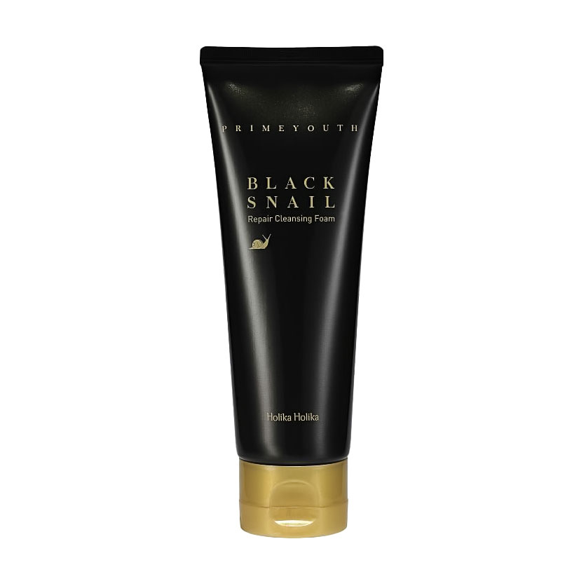 Відновлювальна пінка для обличчя Holika Holika Prime Youth Black Snail Repair Cleansing Foam з муцином чорного равлика, 100 мл