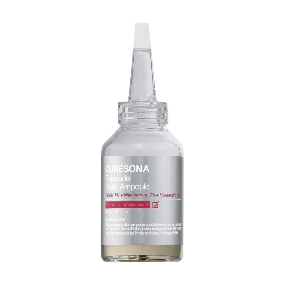 Відновлювальна сироватка для обличчя CURESONA Rejucode Roller Ampoule з ефектом скляної шкіри, 30 мл