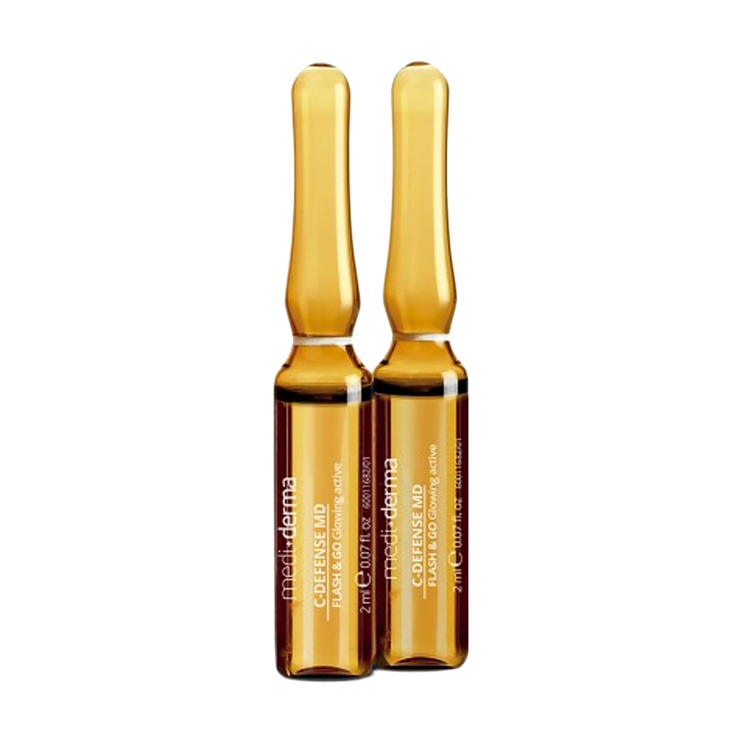Відновлювальна сироватка для обличчя Mediderma C-Defense MD Flash &amp; Go Glowing Active Vitamin C Ampoules, 5*2 мл