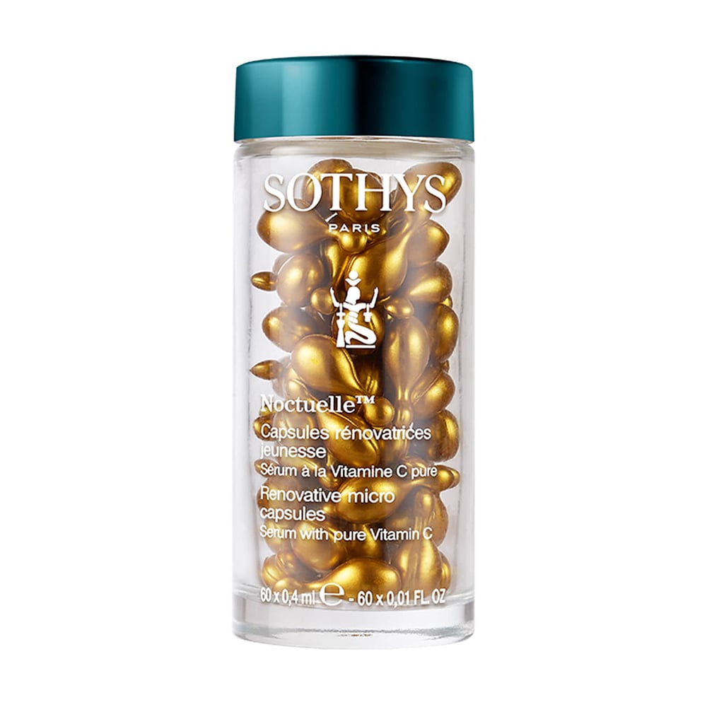 Відновлювальна сироватка для обличчя Sothys Noctuelle Renovative Micro Capsules Serum з вітаміном C, у капсулах, 60*0.4 мл