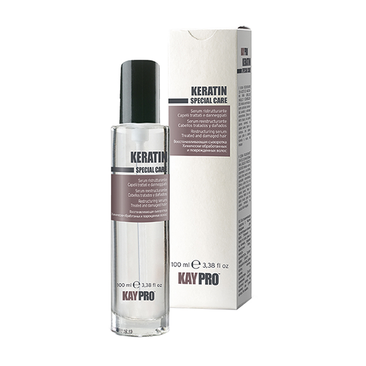 Відновлювальна сироватка KayPro Special Care Keratin Serum для хімічно обробленого та пошкодженого волосся, 100 мл