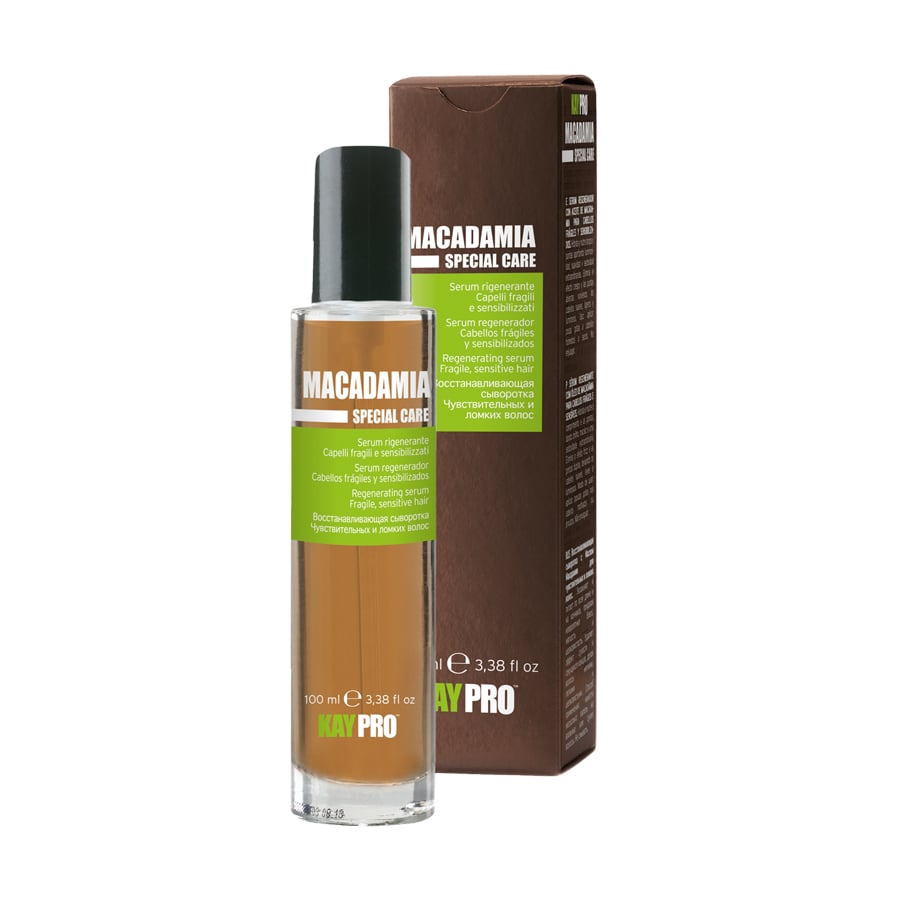Відновлювальна сироватка KayPro Special Care Macadamia Serum для ламкого волосся, із олією макадамії, 100 мл