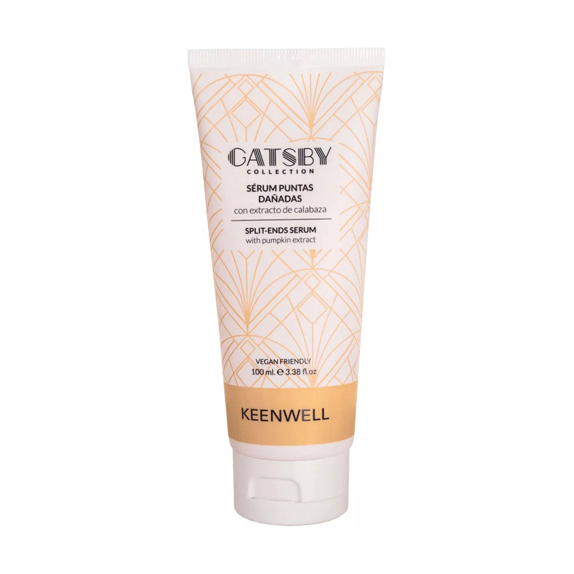 Відновлювальна сироватка Keenwell Gatsby Split-Ends Serum для посічених кінчиків волосся, з екстрактом гарбуза, 100 мл