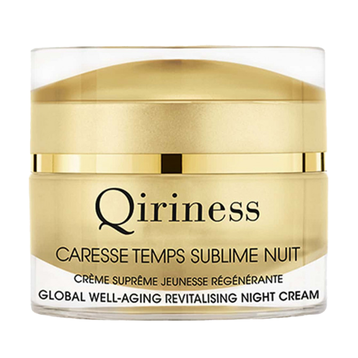 Відновлювальний антивіковий нічний крем для обличчя Qiriness Caresse Temps Sublime Nuit Global Well-Aging Revitalising Night Cream, 50 мл