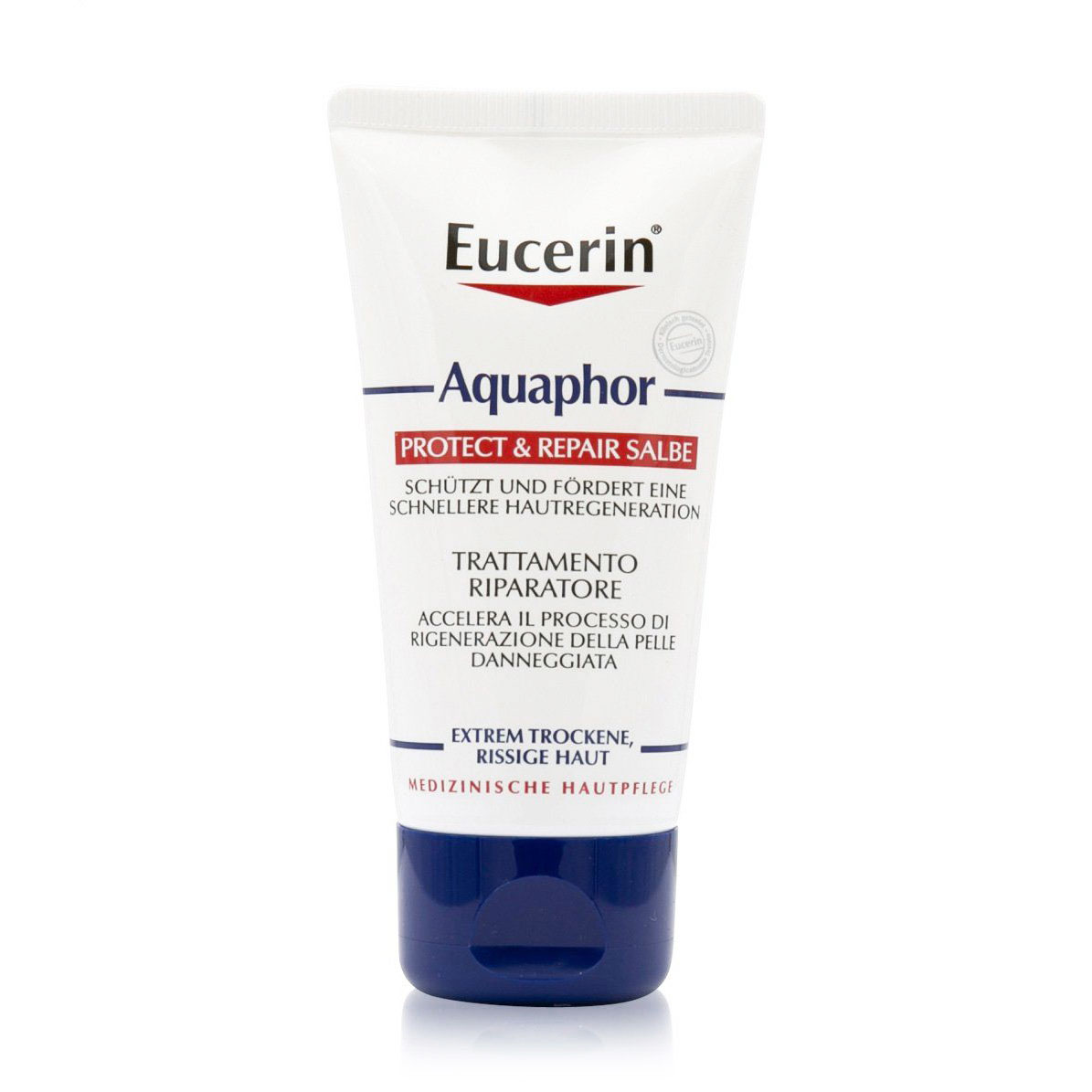 Відновлювальний бальзам для подразненої та пошкодженої шкіри Eucerin Aquaphor Protect &amp; Repair Salbe заспокійливий, 45 мл