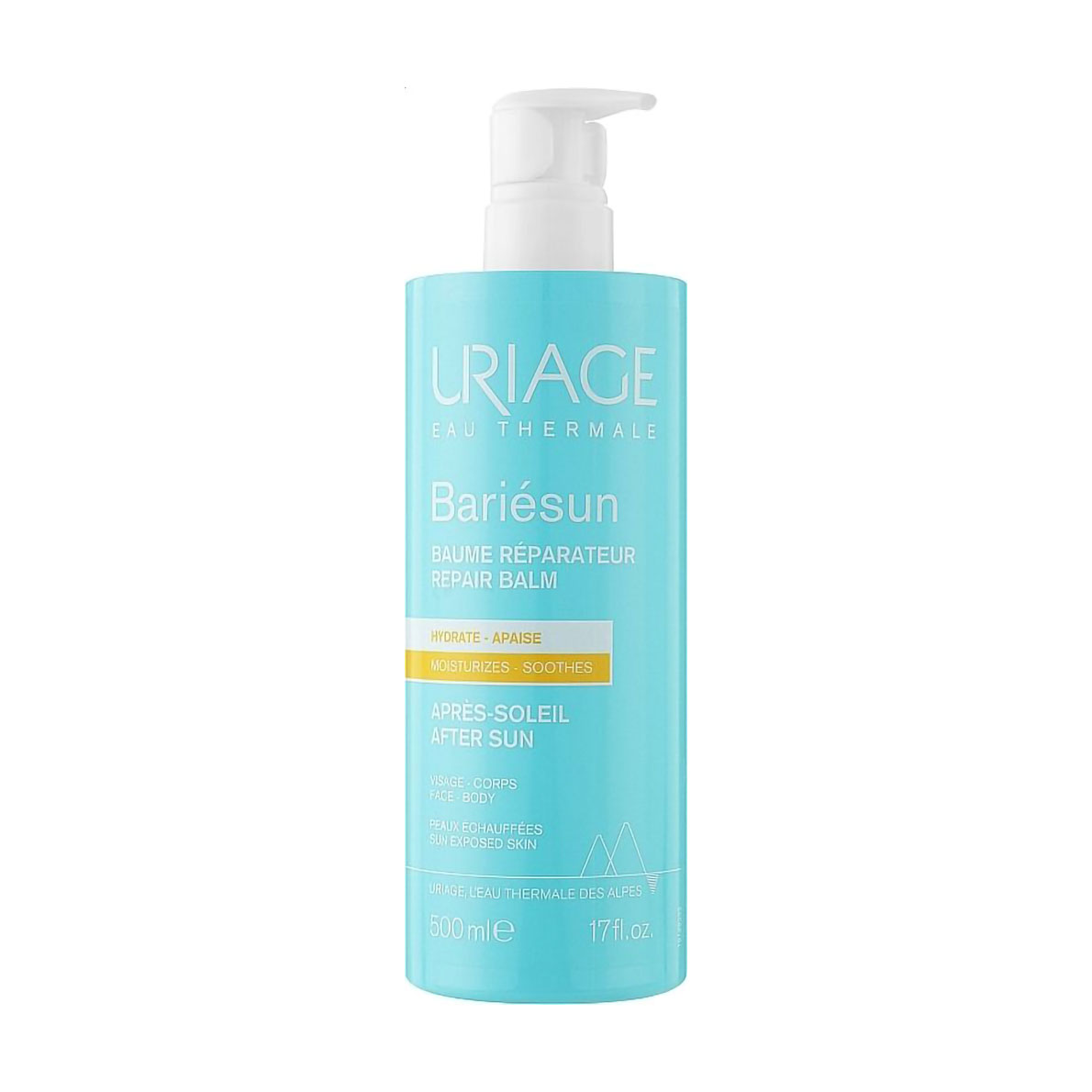 Відновлювальний бальзам для тіла Uriage Bariesun Repair Balm After Sun після засмаги, 500 мл