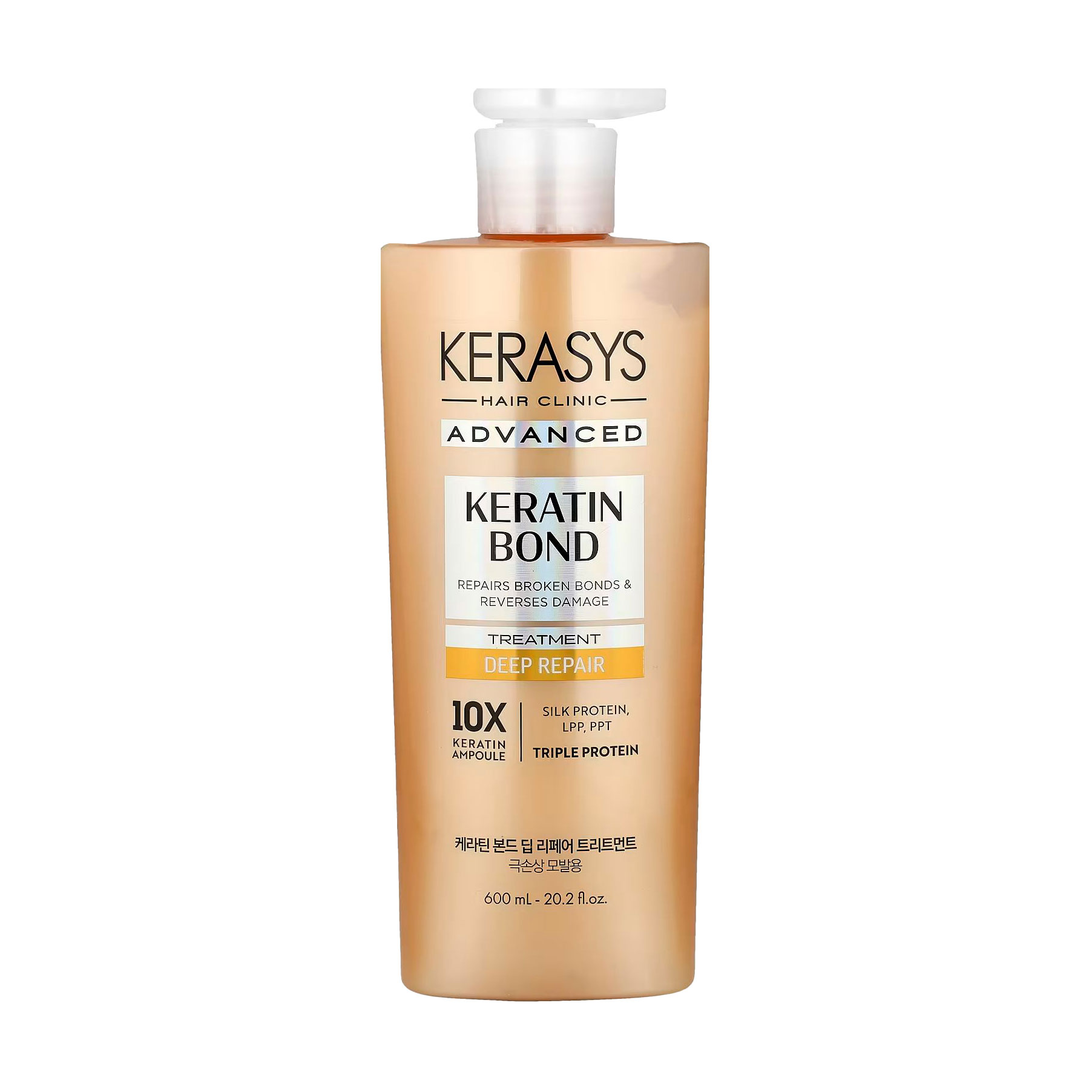 Відновлювальний бальзам Kerasys Advanced Keratin Bond Deep Repair Treatment для пошкодженого волосся, 600 мл
