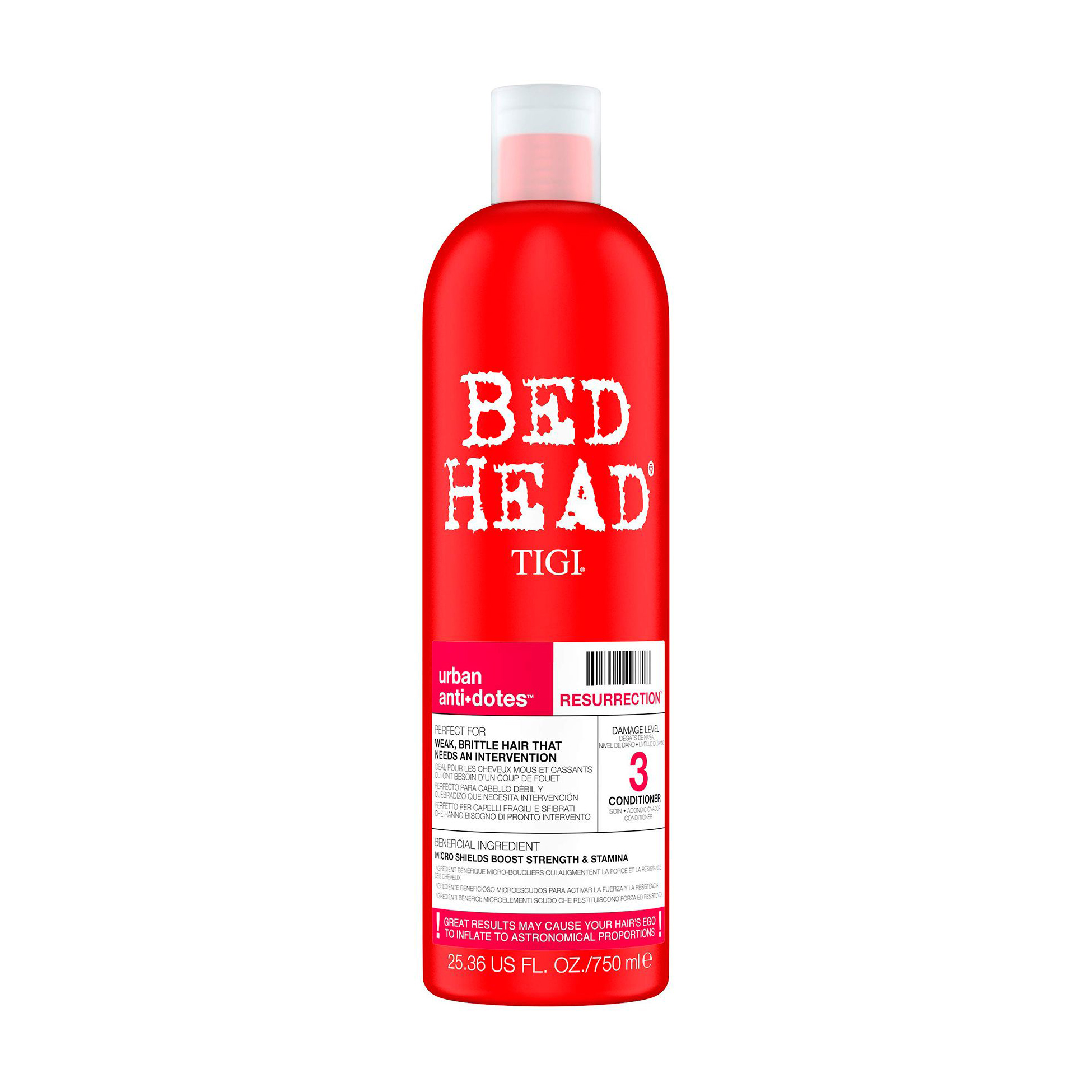 Відновлювальний кондиціонер для слабкого та ламкого волосся Tigi Bed Head Urban Antidotes Resurrection, 750 мл