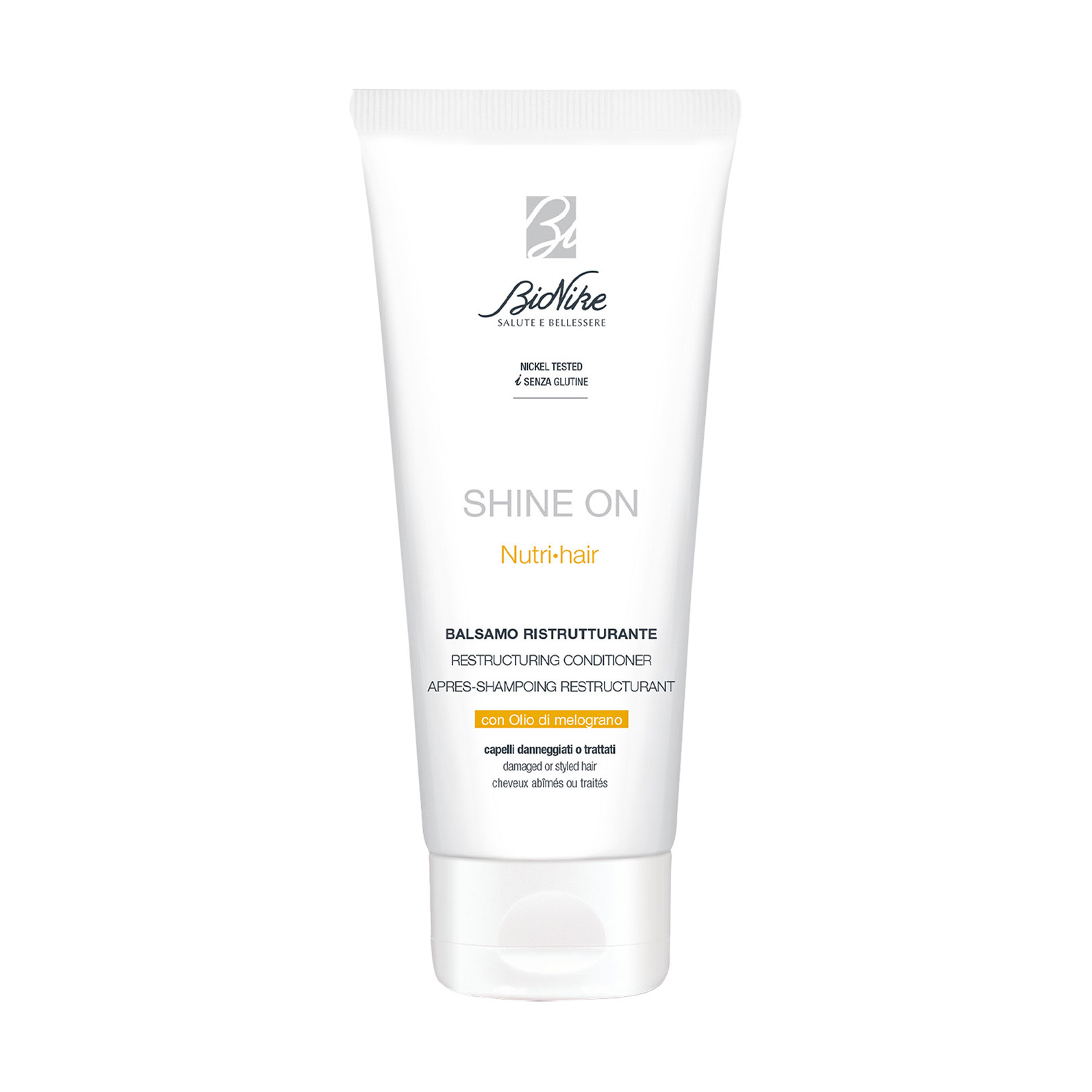 Відновлювальний кондиціонер для волосся BioNike Shine On Restructuring Conditioner, 200 мл
