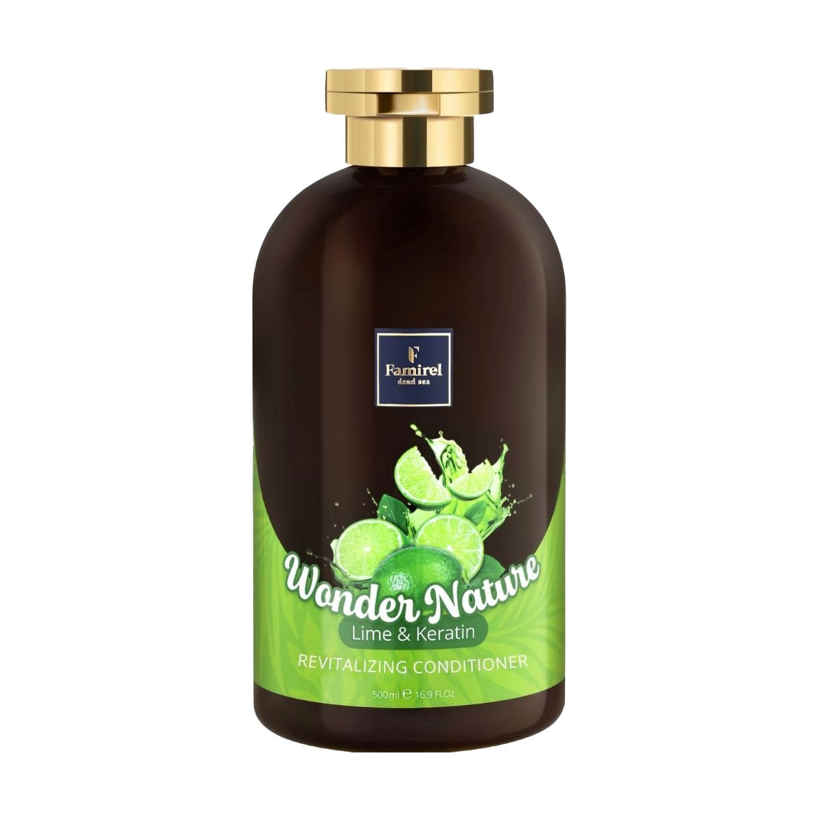 Відновлювальний кондиціонер для волосся Famirel Wonder Nature Conditioner Лайм та кератин, 500 мл