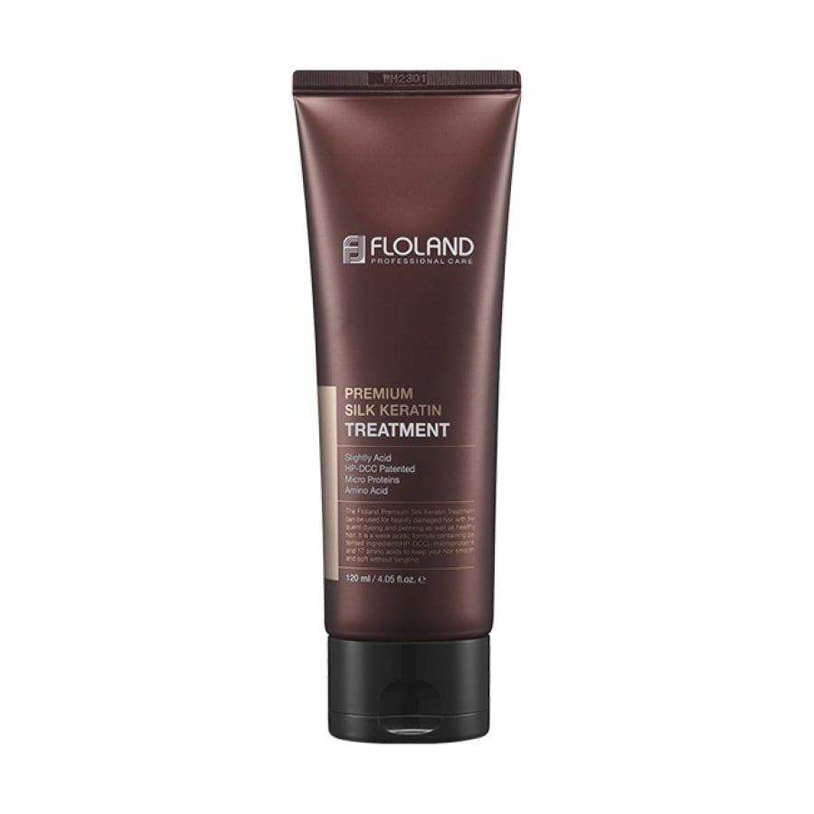 Відновлювальний кондиціонер для волосся Floland Premium Silk Keratin Treatment з кератином, 120 мл