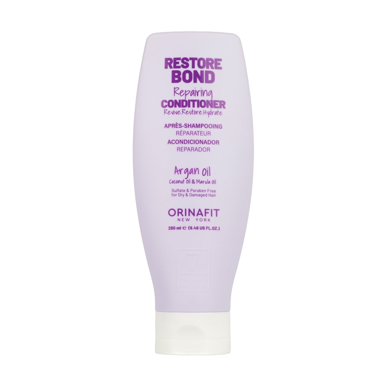 Відновлювальний кондиціонер для волосся Orinafit Restore Bond Repairing Conditioner, 280 мл