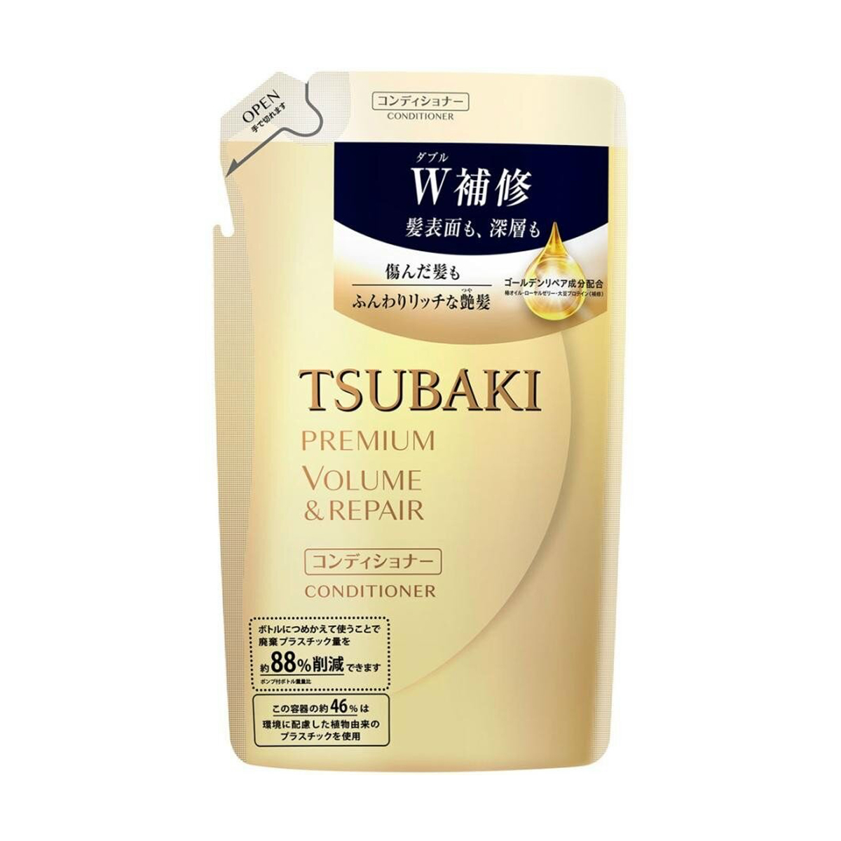 Відновлювальний кондиціонер для волосся Shiseido Tsubaki Premium Repair Conditioner, 300 мл (дойпак)