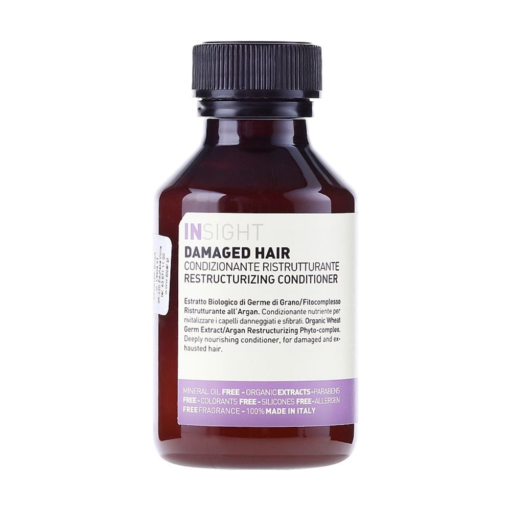 Відновлювальний кондиціонер Insight Damaged Hair Restructurizing Conditioner для пошкодженого волосся, 100 мл