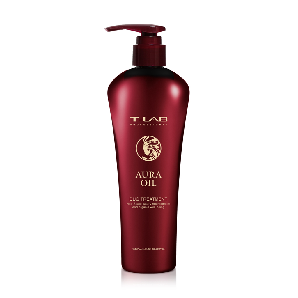 Відновлювальний кондиціонер T-LAB Professional Aura Oil Duo Treatment для сухого та пошкодженого волосся, 300 мл