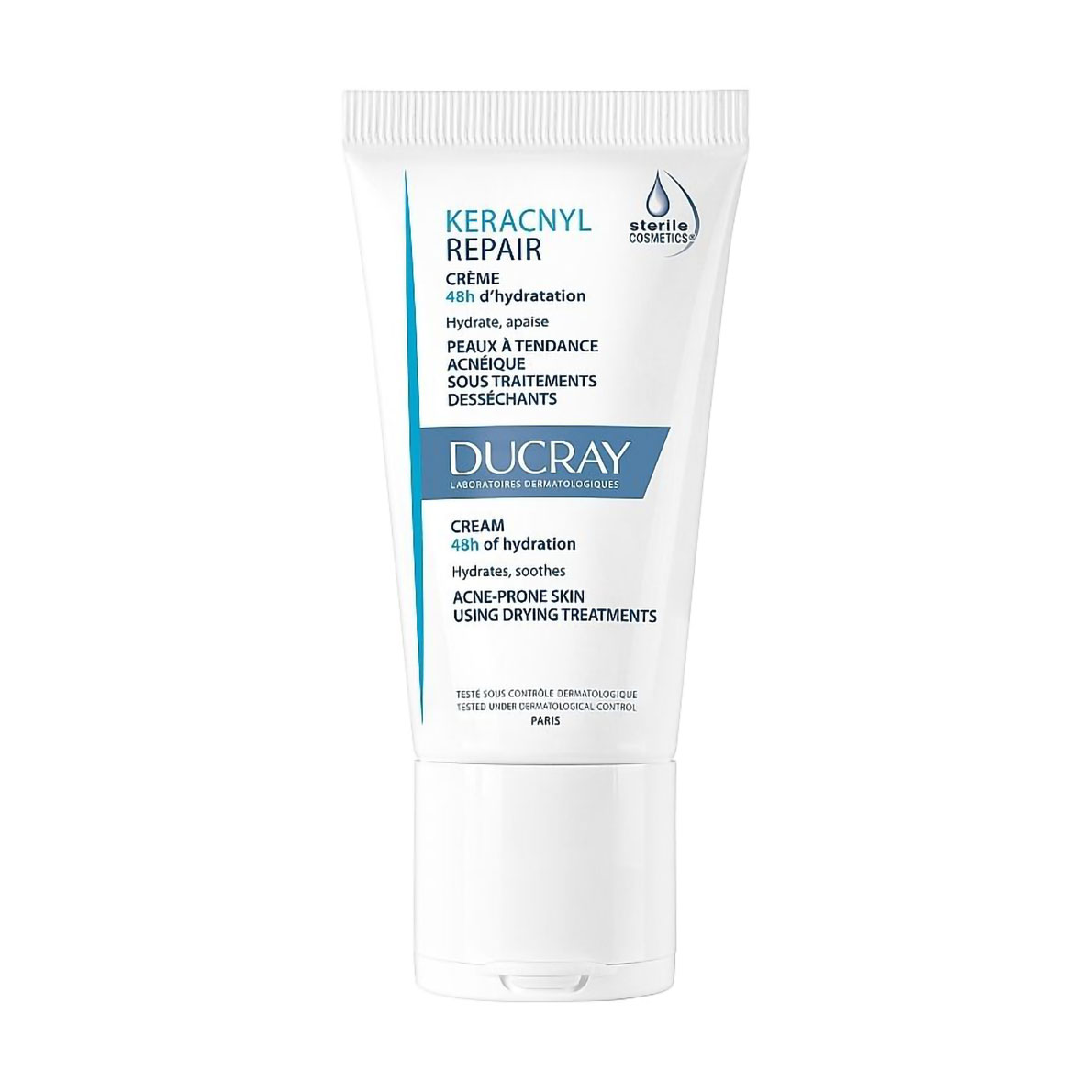 Відновлювальний крем для обличчя Ducray Keracnyl Repair Cream, 50 мл