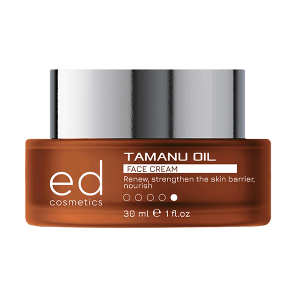Відновлювальний крем для обличчя Ed Cosmetics Tamanu Oil Face Cream з олією таману, 30 мл