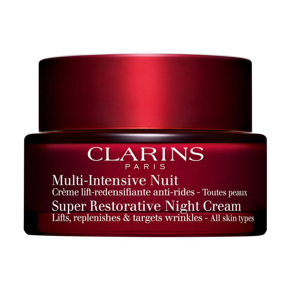 Відновлювальний нічний крем Clarins Super Restorative Night Cream для всіх типів шкіри обличчя, 50 мл