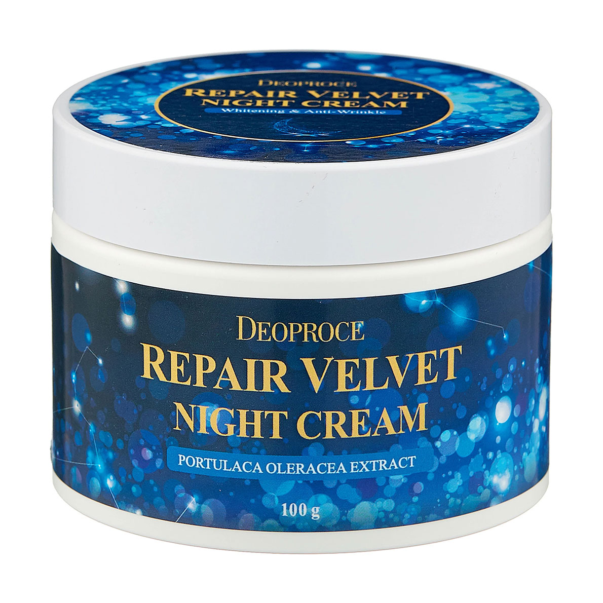 Відновлювальний нічний крем для обличчя Deoproce Repair Velvet Night Cream, 100 мл