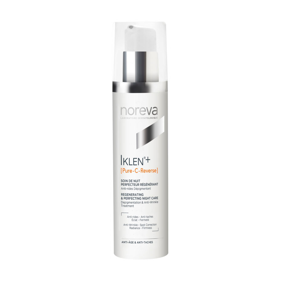 Відновлювальний нічний крем для обличчя Noreva Laboratoires Iklen+ Pure-C-Reverse Regenerating &amp; Perfecting Night Care, 50 мл