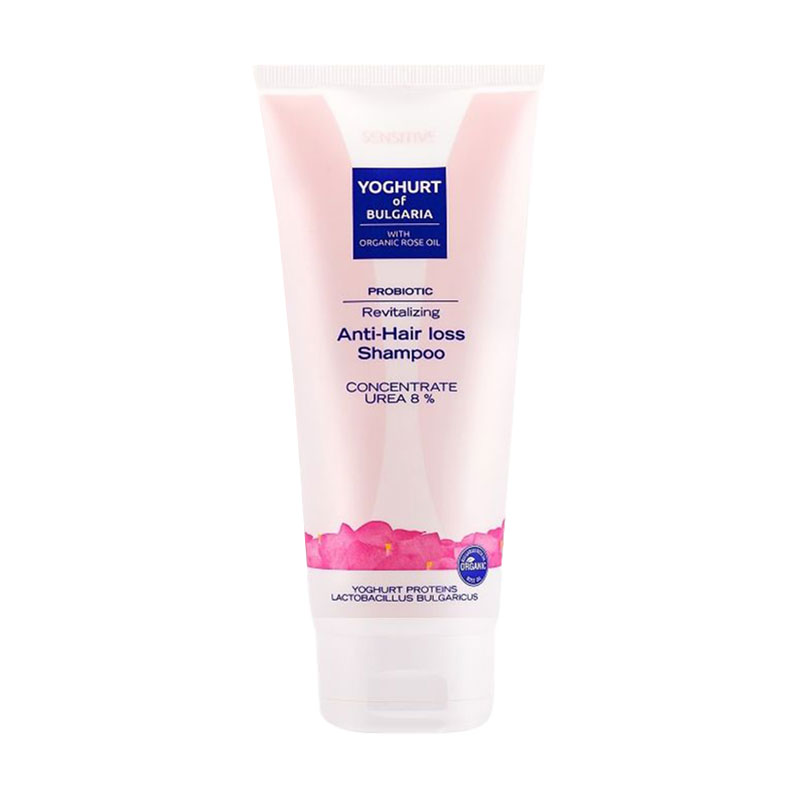 Відновлювальний шампунь для волосся BioFresh Yoghurt Of Bulgaria Anti-Hair Loss Shampoo проти випадіння волосся, з пробіотиком, 200 мл
