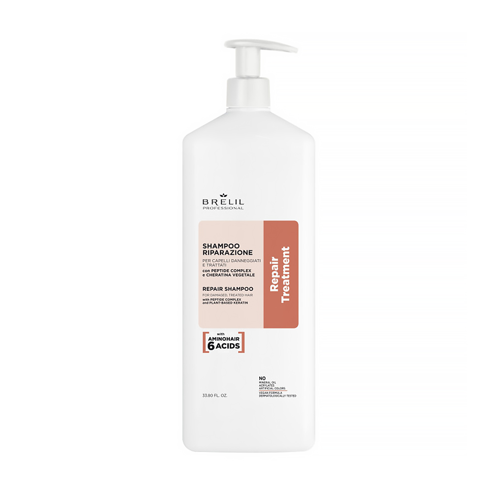 Відновлювальний шампунь для волосся Brelil Repair Treatment Repair Shampoo, 1 л
