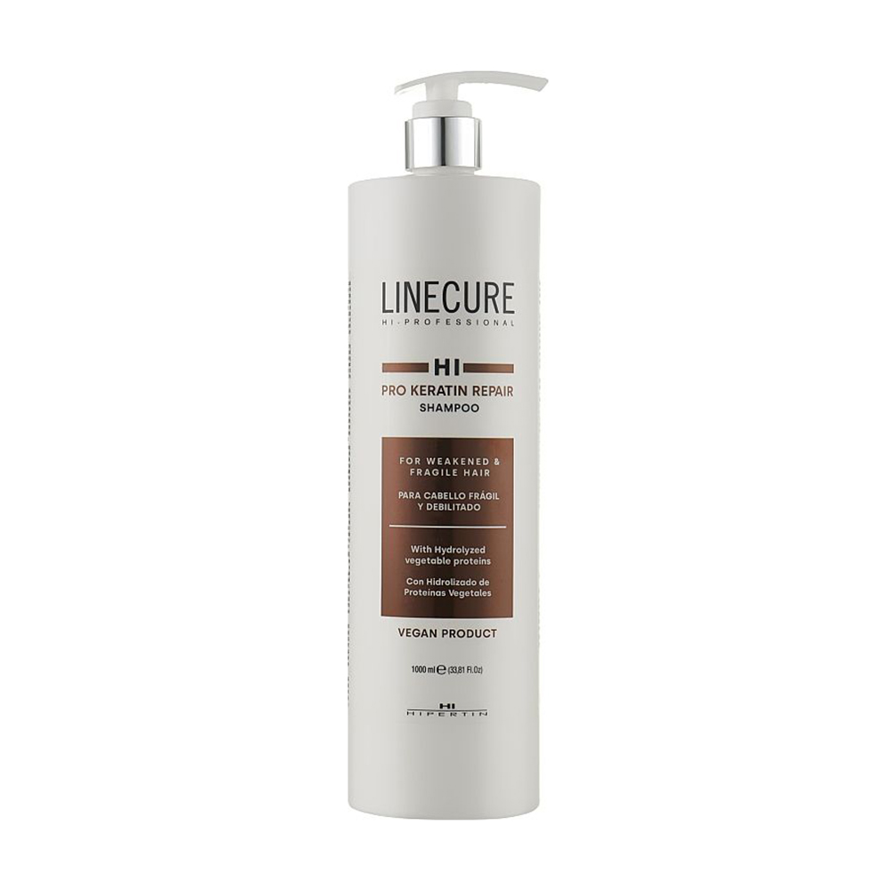 Відновлювальний шампунь для волосся Hipertin Linecure Vegan Pro Keratin Repair, 1 л