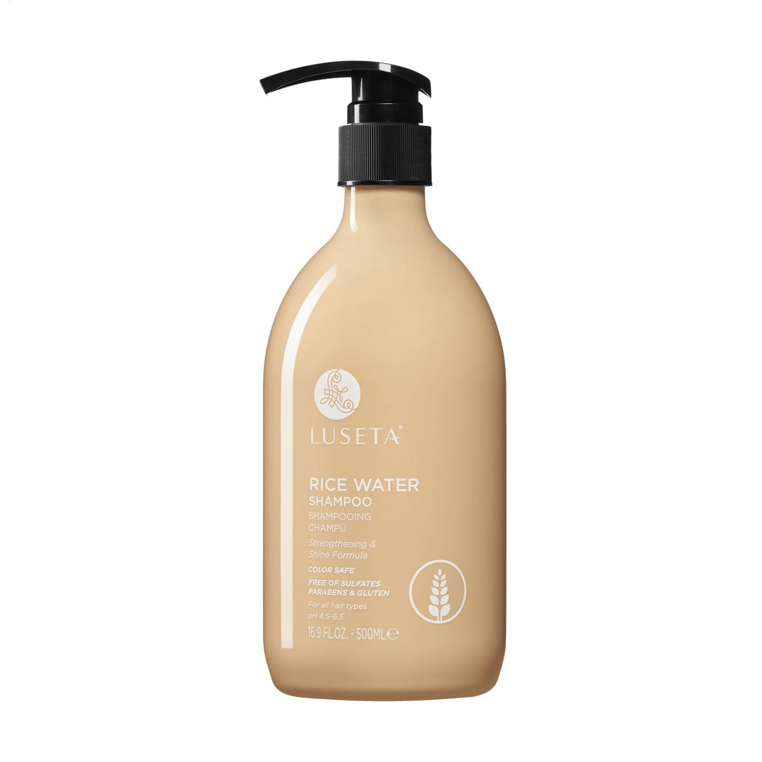 Відновлювальний шампунь для волосся Luseta Rice Water Shampoo із рисовою водою, 500 мл