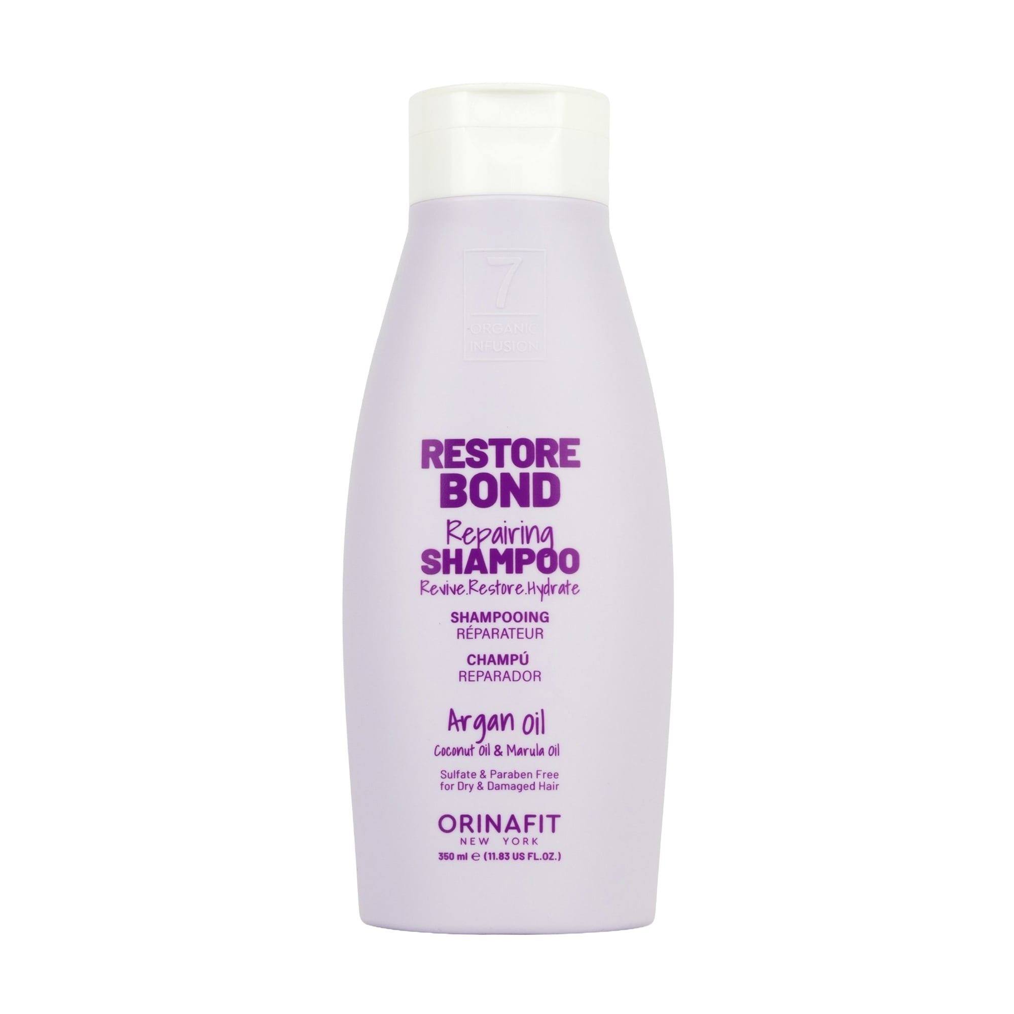 Відновлювальний шампунь для волосся Orinafit Restore Bond Repairing Shampoo, 350 мл