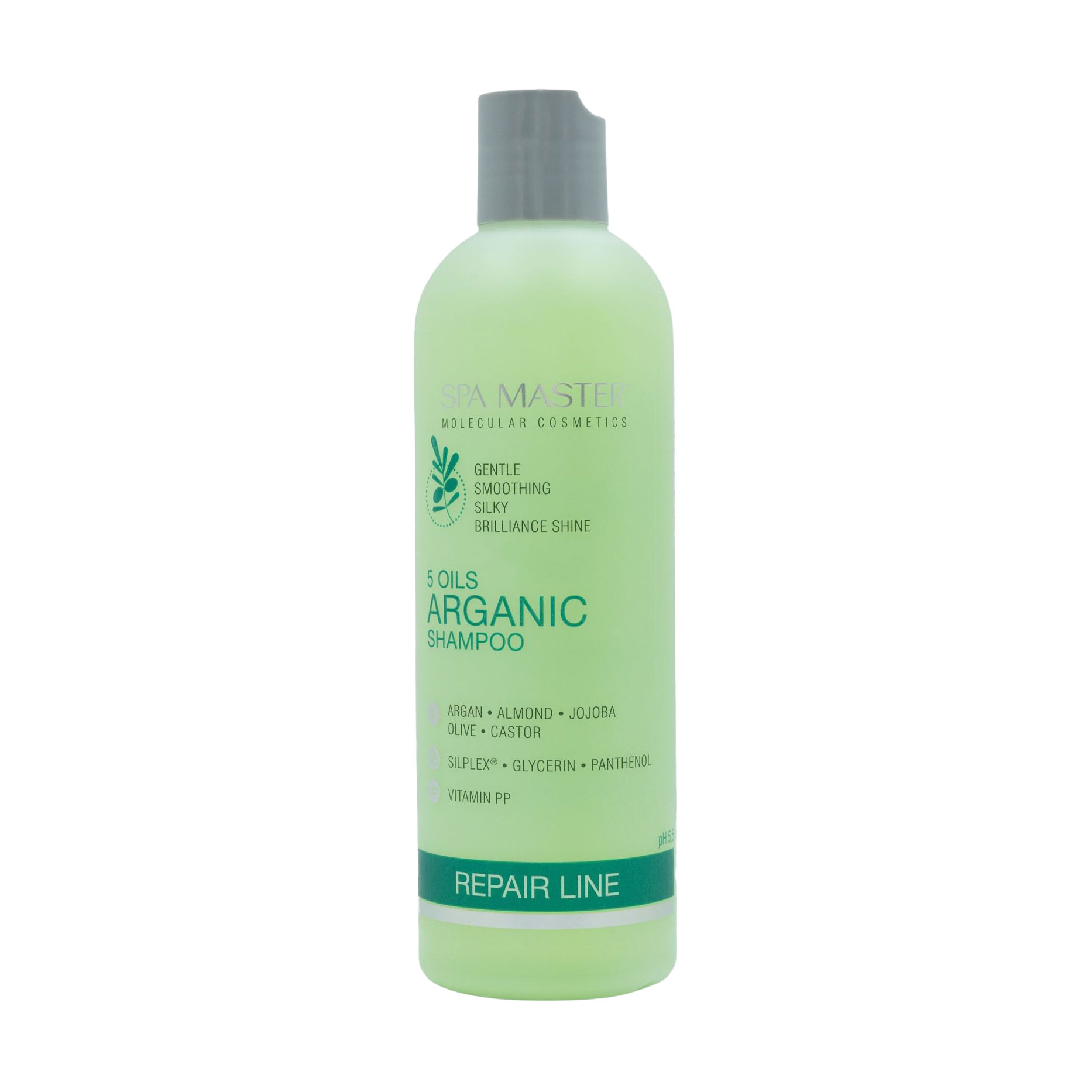Відновлювальний шампунь для волосся Spa Master Repair Line Arganic Shampoo pH 5.5 з 5 оліями, 330 мл
