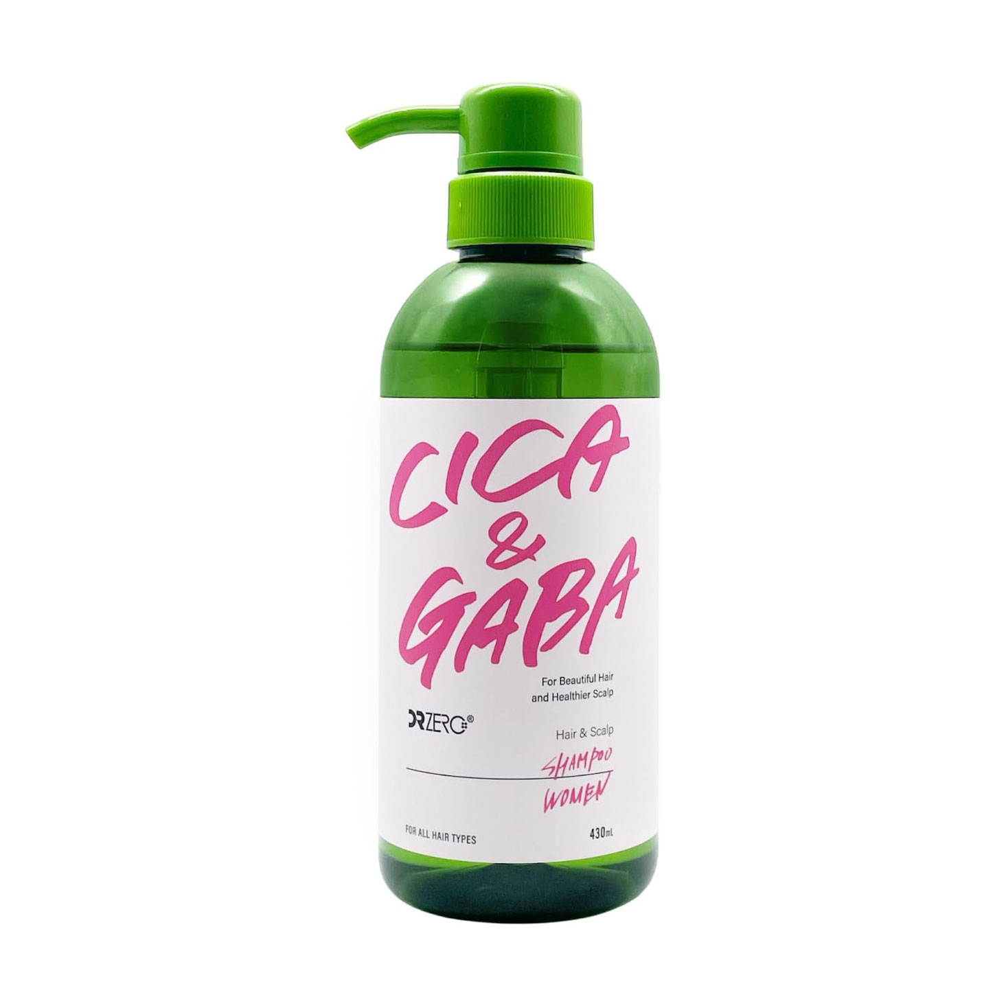 Відновлювальний шампунь DR ZERO Cica &amp; Gaba Hair &amp; Scalp Shampoo Women для догляду за волоссям та шкірою голови, 430 мл