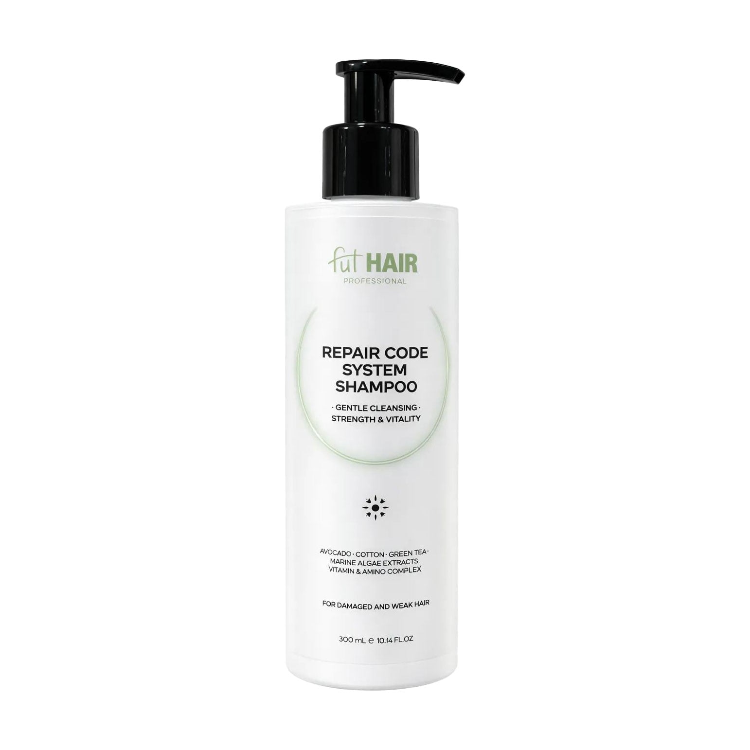 Відновлювальний шампунь FutHAIR Professional Repair Code System Shampoo для пошкодженого волосся, 300 мл