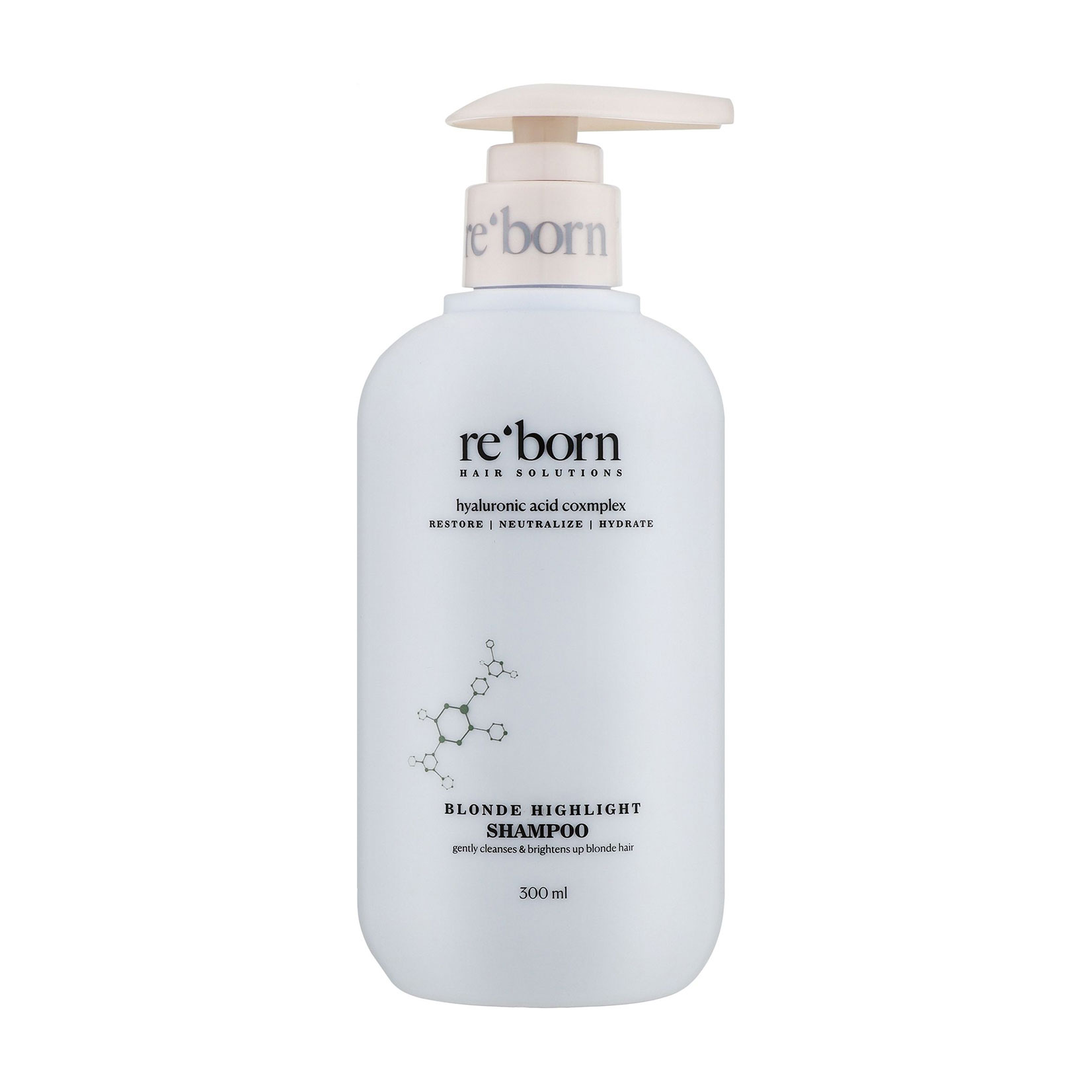 Відновлювальний шампунь Reborn Blonde Highlight  для світлого волосся, 300 мл