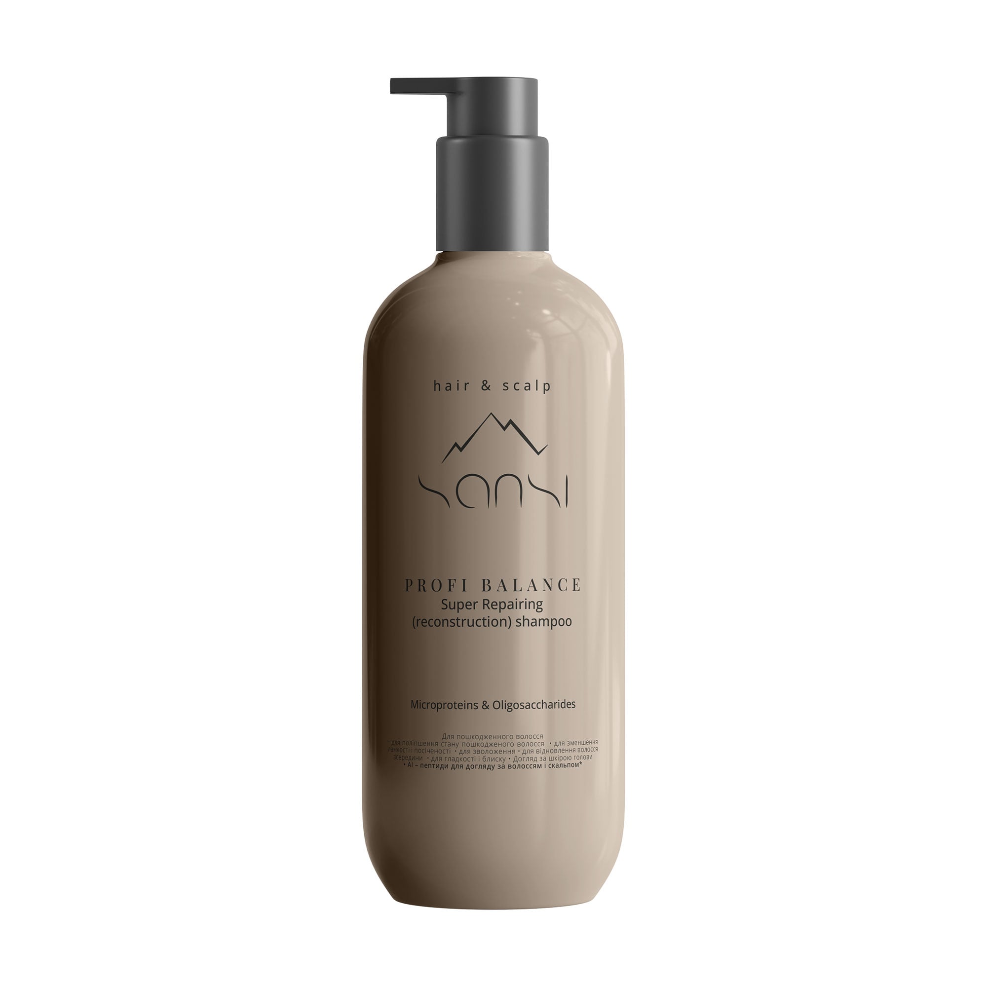 Відновлювальний шампунь Sansi ProfiCare Profi Balance Super Repairing (Reconstruction) Shampoo для пошкодженого волосся, 400 г