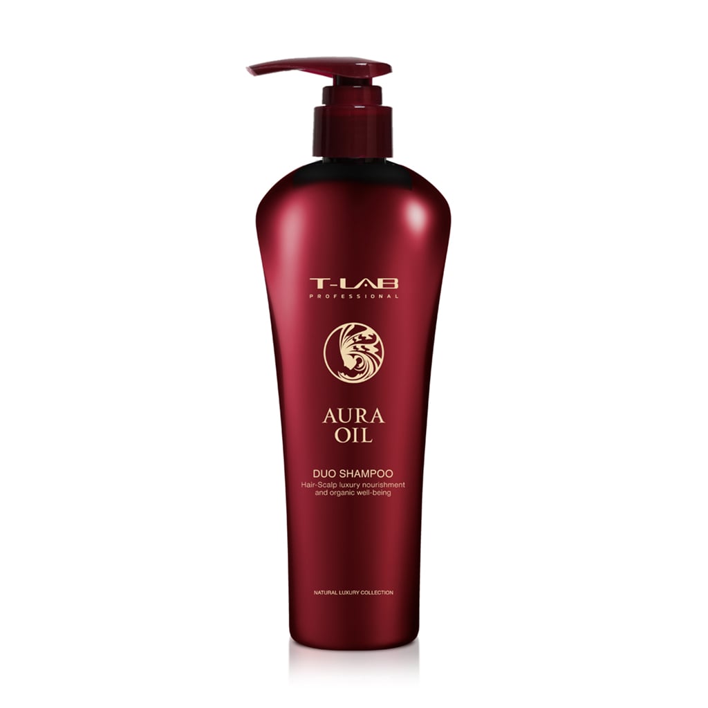 Відновлювальний шампунь T-LAB Professional Aura Oil Duo Shampoo для сухого та пошкодженого волосся, 300 мл