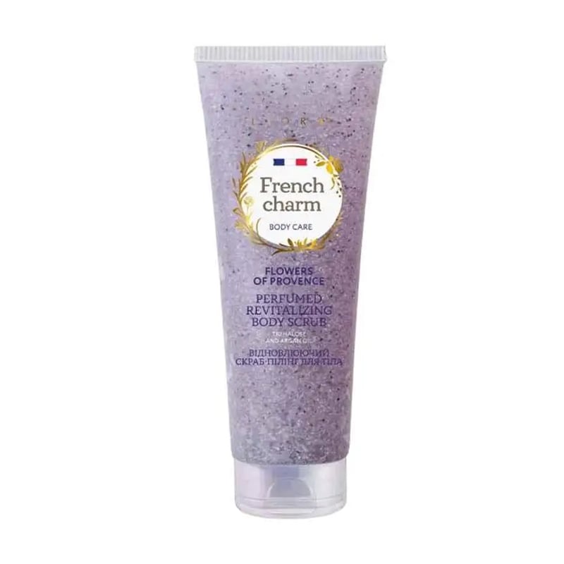 Відновлювальний скраб-пілінг для тіла Liora French Charm Flowers Of Provence, 260 мл