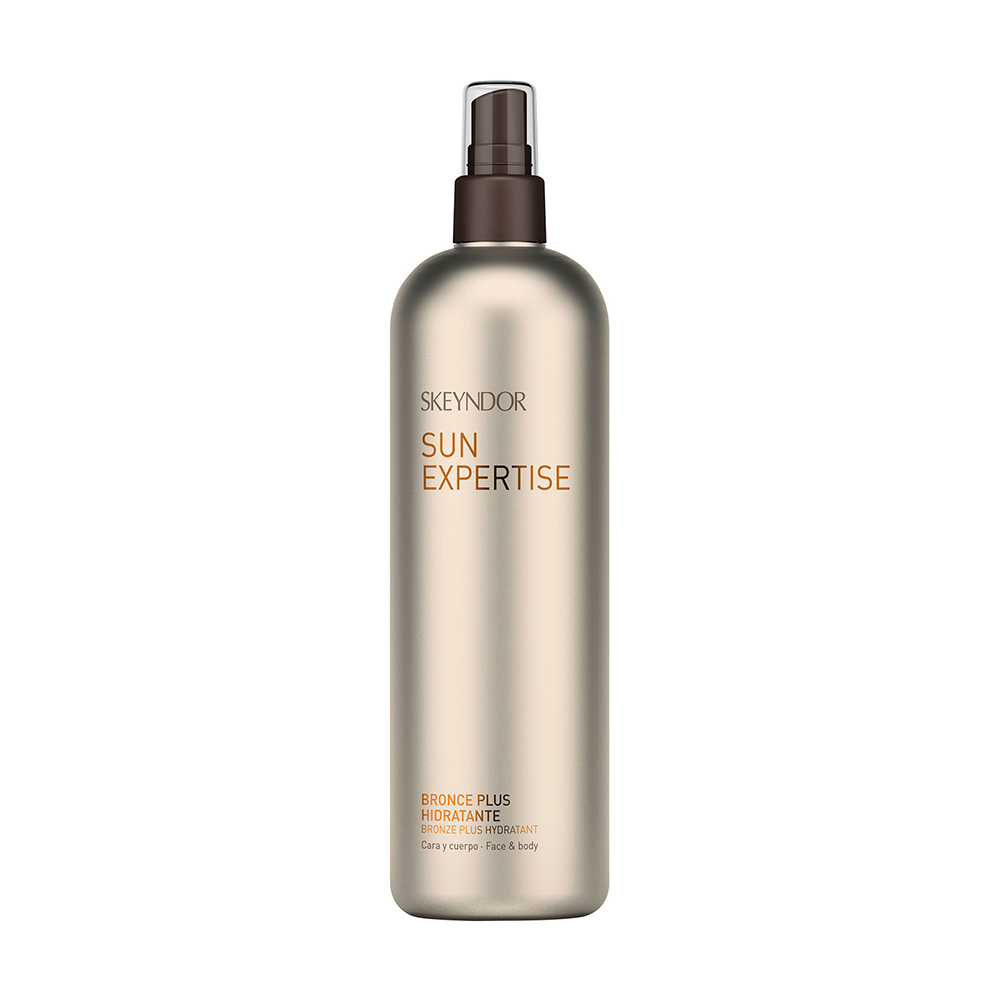Відновлювальний спрей для обличчя та тіла Skeyndor Sun Expertise Bronze Plus Hydratant Face &amp; Body для швидкої засмаги, 400 мл