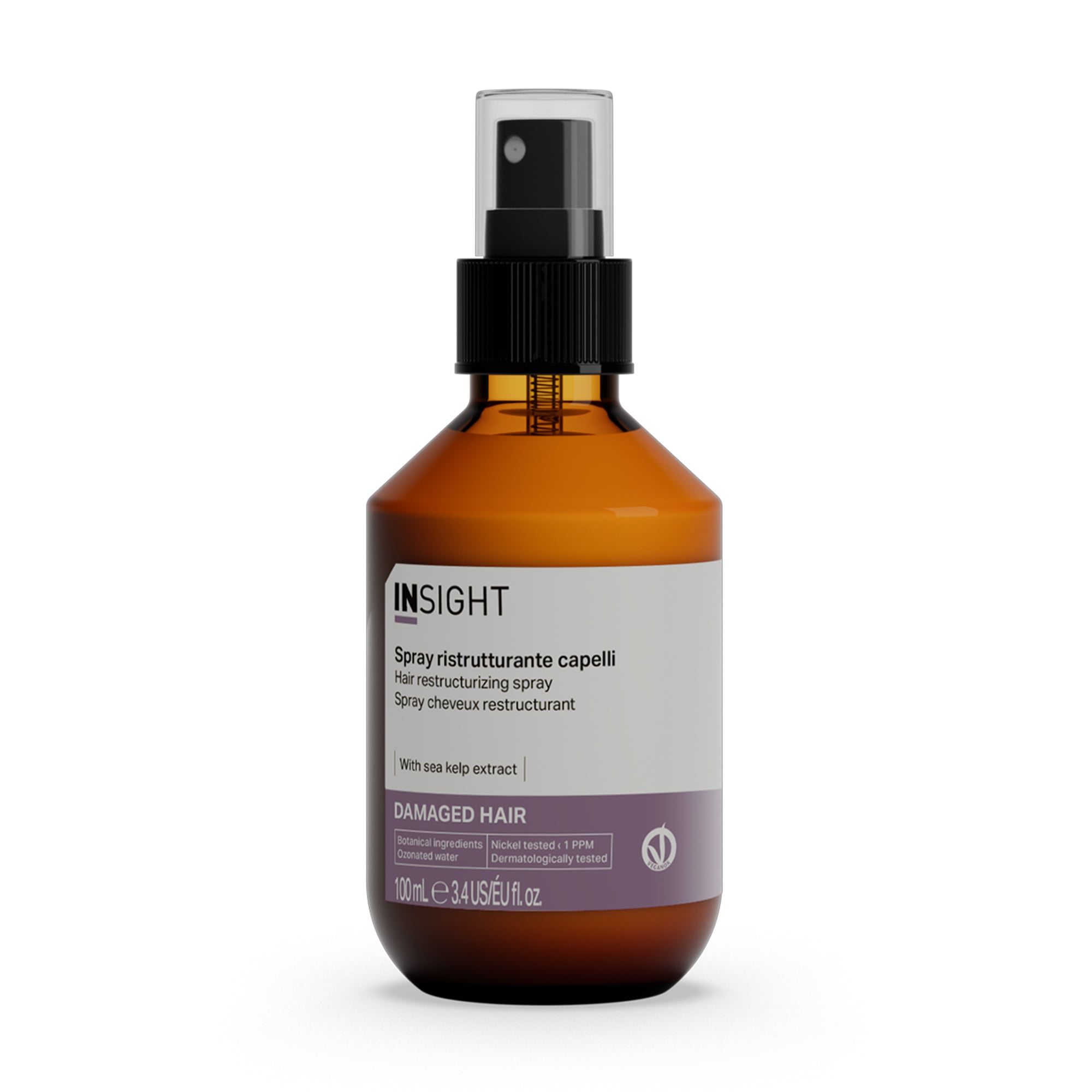 Відновлювальний спрей Insight Damaged Hair Restructurizing Spray для пошкодженого волосся, 100 мл (скло)