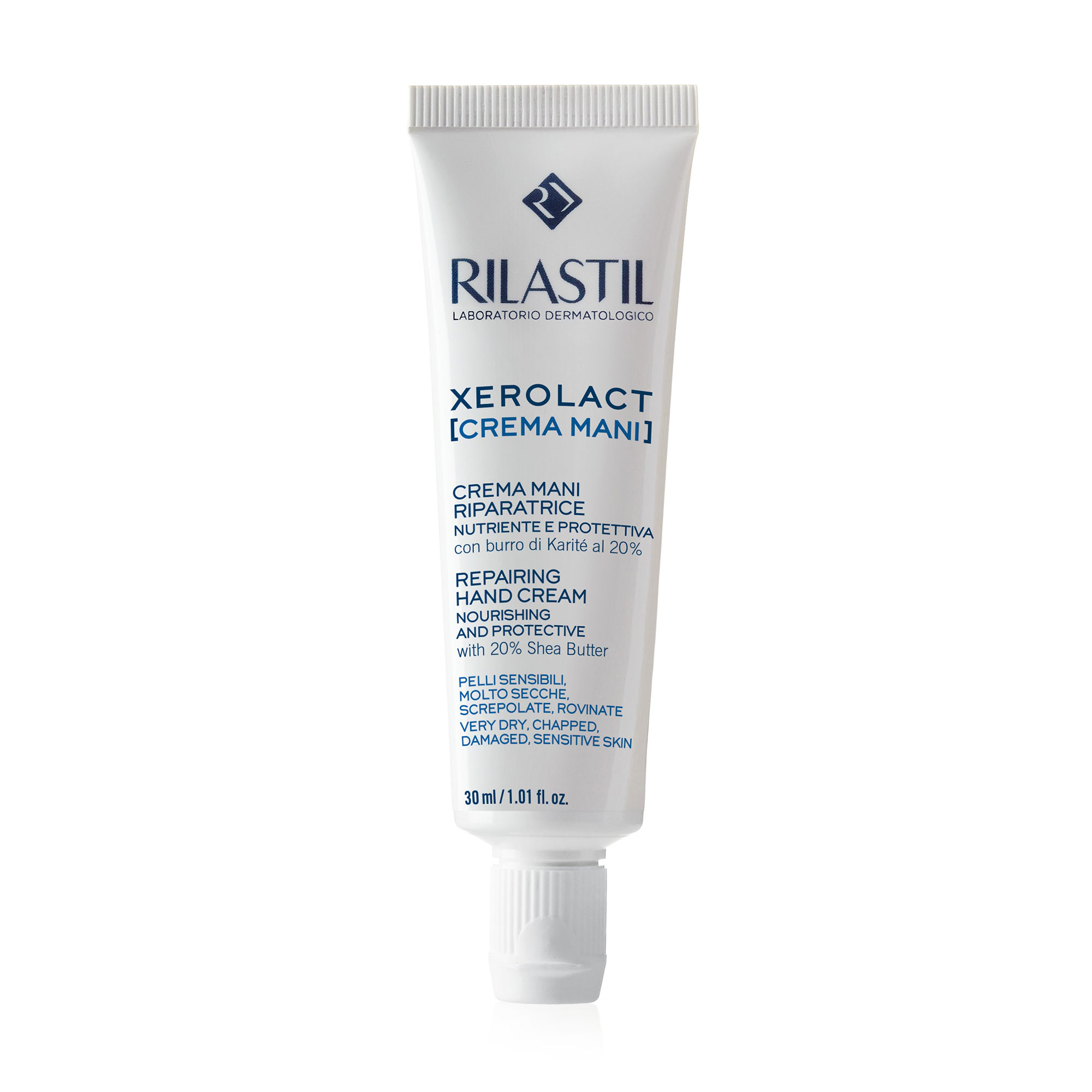 Відновлювальний та захисний крем для рук Rilastil Xerolact Hand Cream, 30 мл