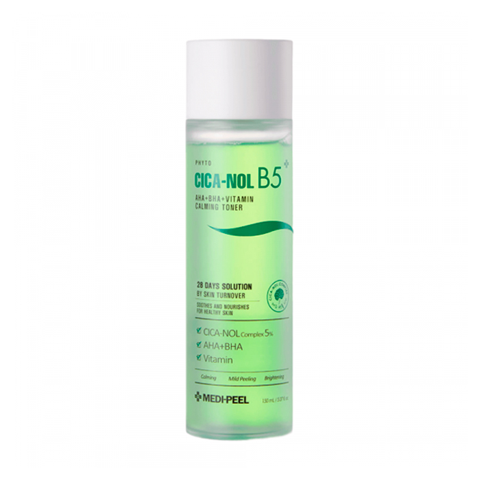 Відновлювальний тонер для обличчя Medi-Peel Phyto Cica-Nol B5 AHA BHA Vitamin Calming Toner проти запалень, 150 мл