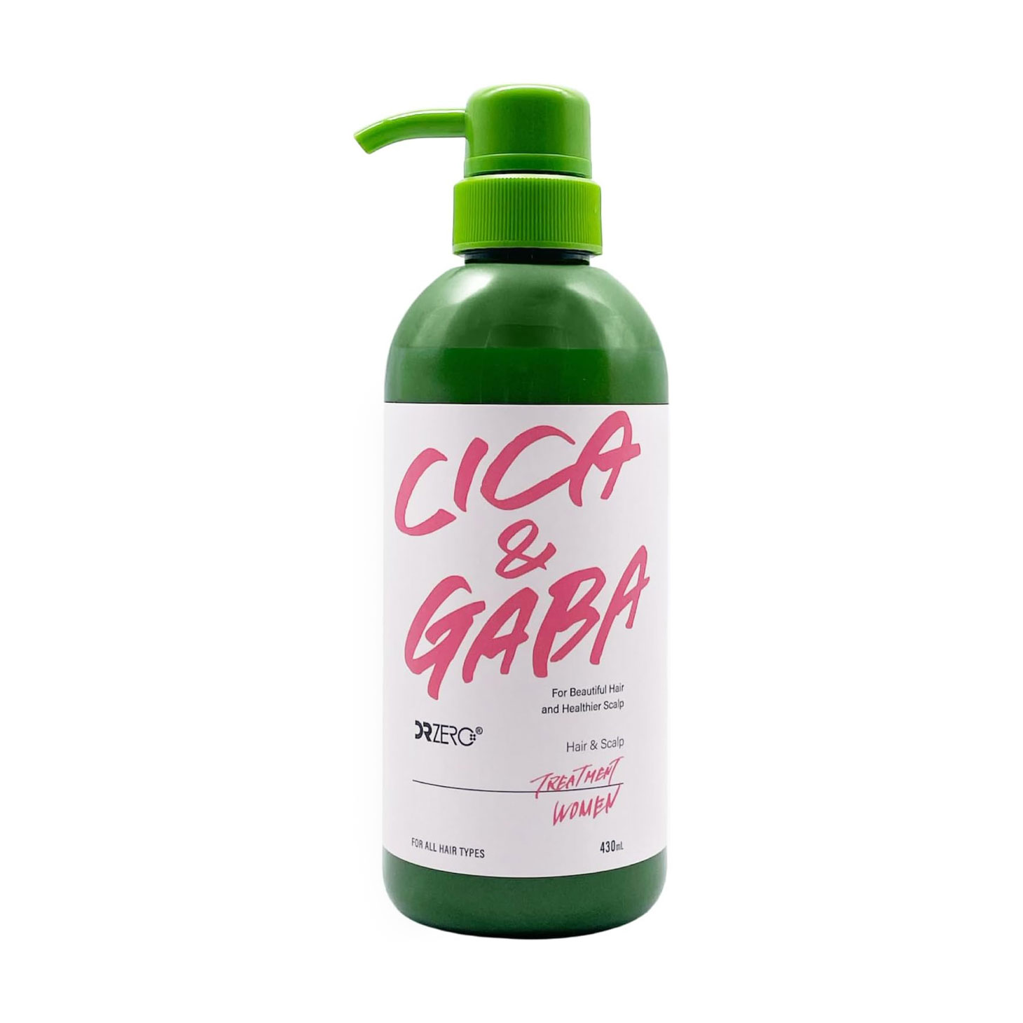 Відновлювальний засіб DR ZERO Cica &amp; Gaba Hair &amp; Scalp Treatment Women для догляду за волоссям та шкірою голови, 430 мл