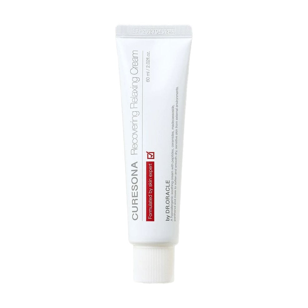 Відновлювальний заспокійливий крем для обличчя CURESONA Recovery Relaxing Cream, 60 мл