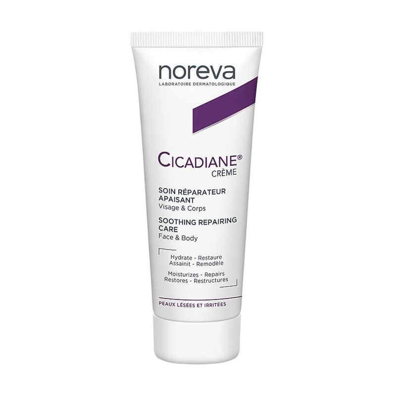 Відновлювальний заспокійливий крем для обличчя та тіла Noreva Laboratoires Cicadiane Soothing Repair Care, 40 мл