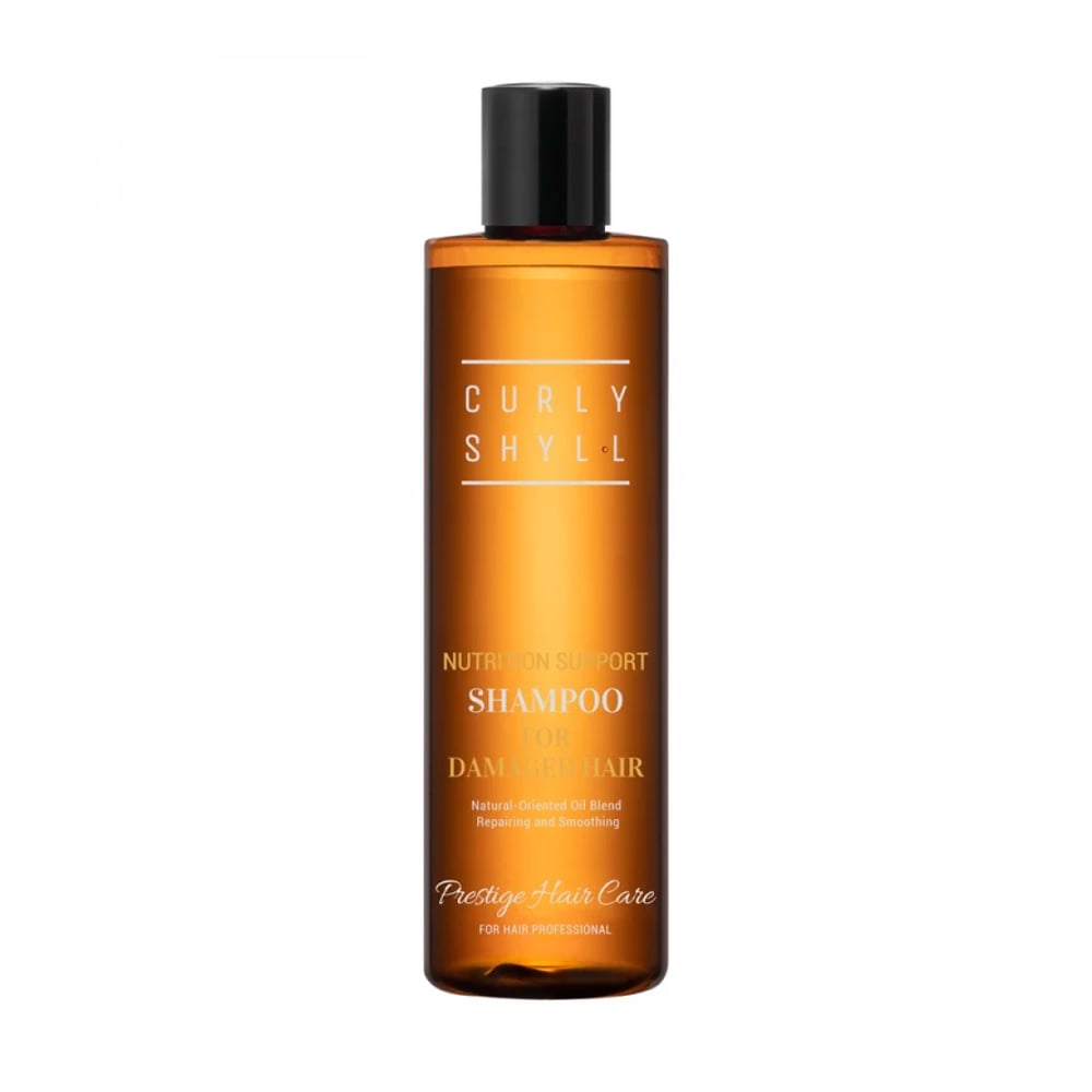Відновлювальний живильний шампунь CURLYSHYLL Nutrition Support Shampoo для пошкодженого волосся, 330 мл