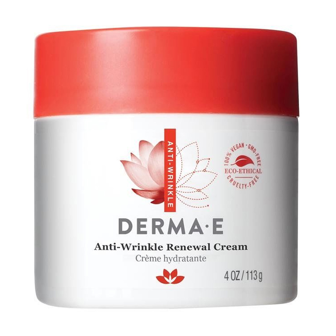 Відновлювальний зволожувальний крем для обличчя Derma E Anti-Wrinkle Renewal Cream проти зморщок, з ретинолом, 113 г
